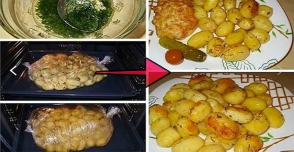chutná příloha: Česnekové brambory pečené v troubě s luxusní chutí chutná příloha: Česnekové brambory pečené v troubě s luxusní chutí