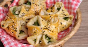 Slané špenátovo-sýrové taštičky z listového těsta - ideální pro návštěvu