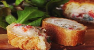 Lahodná bageta plněná lososem a sýrem: jednoduchý, rychlý a velmi dobrý recept! Bageta plněná lososem a sýrem