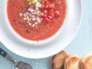 Studená polévka - Gazpacho! Chutná, jemná a lahodná