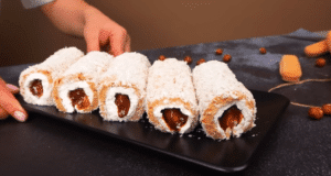 Fantastické kokosové rolky plněné piškotem – Vyzkoušejte tuto dobrotu! fantastické kokosové rolky plněné piškotem – vyzkoušejte tuto dobrotu!
