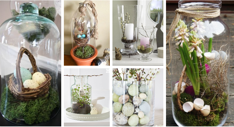 inspirace pro všechny nadšence do jarního tvoření: krásné velikonoční dekorace ve skle!