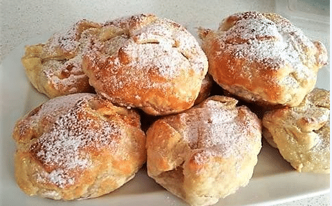 křehké a nadýchané! vyzkoušejte tyto jablečné šátečky z listového těsta