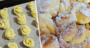 recept na křehké tvarohové mini koláčky z toho nejlepšího těsta!