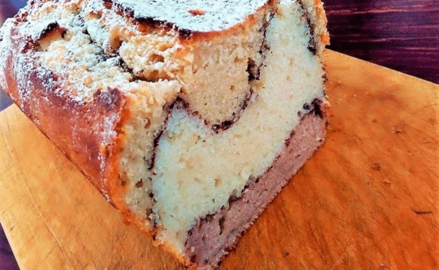 tříbarevná fantastická bábovka se smetanou – skvělá inspirace na pohoštění!