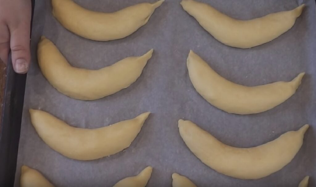 Banánovo-tvarohové rohlíčky