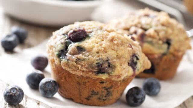 Borůvkové muffiny Borůvkové muffiny