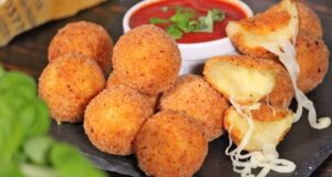 Bramborové krokety s mozzarellou