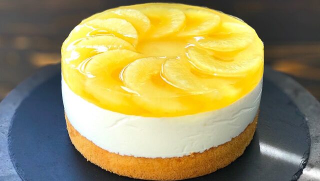 Ananasový cheesecake. Jednoduchý a ze snadno dostupných surovin! Ananasový cheesecake. Jednoduchý a ze snadno dostupných surovin!