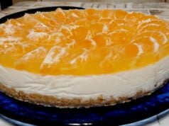 Mandarinkový cheesecake (nepečený)! Ďalší skvělý recept, vyzkoušejte. Nebudete litovat