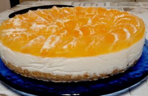 Mandarinkový cheesecake (nepečený)! Ďalší skvělý recept, vyzkoušejte. Nebudete litovat