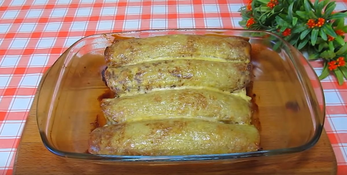bramborové placky plněné masem
