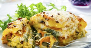 Dýňovo-špenátové lasagne nejen pro vegetariány Dýňovo-špenátové lasagne! Lahodné a jemné