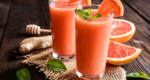 Grapefruitové smoothie s jablečným moštem na každý den