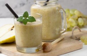 Hruškovo-hroznové smoothie s mátou! Originální a jedinečné