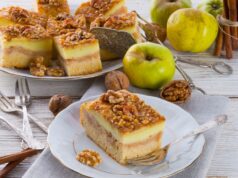 Jablečný koláč s ořechy! Návrat do dětství u prarodičů