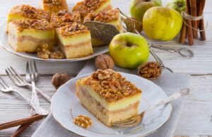 Jablečný koláč s ořechy! Návrat do dětství u prarodičů
