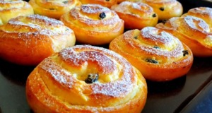Neuvěřitelní šneci se sladkým tvarohem a rozinkami! Recept zde!