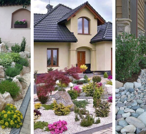 Jak stylově vyzdobit dvůr a zahradu kamenem: 60+ malebných nápadů