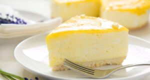 Nepečený citronový cheesecake