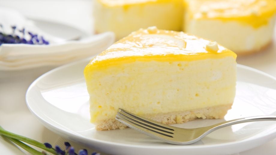 Nepečený citronový cheesecake