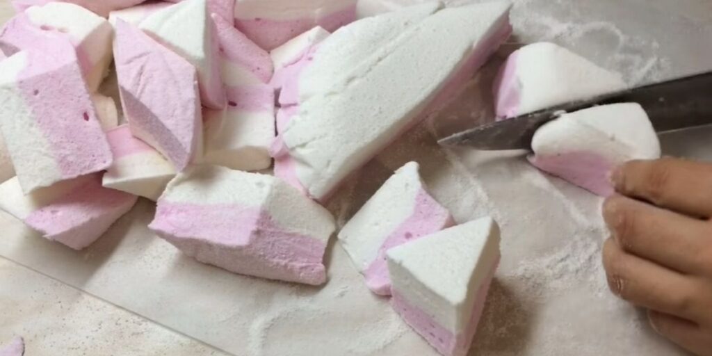 Speciální recept na marshmallow - ve dvou barvách!