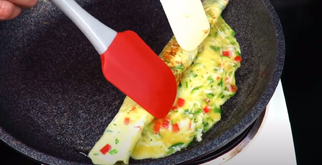 Omeleta s cuketou. Užitečná snídaně pro celou rodinu! Skvělý nápad!