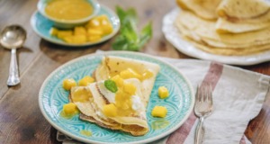 Palačinky s mangovým pyré – Lahodné, chutné a delikátní Palačinky s mangovým pyré. Lahodné, chutné a delikátní!