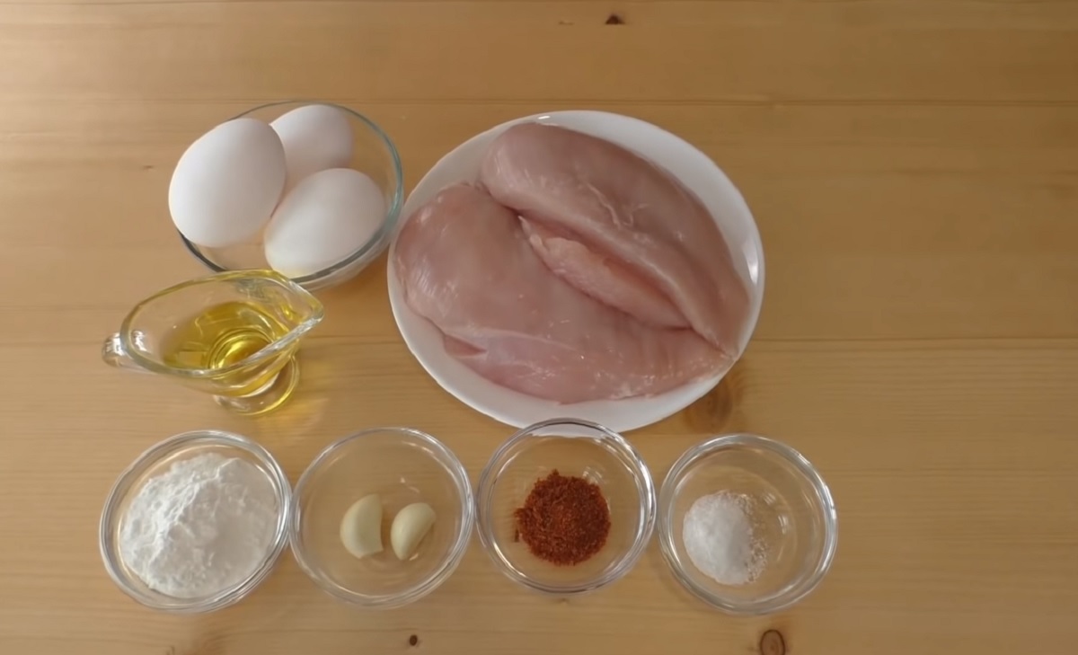 Kuřecí prsa ve vejci