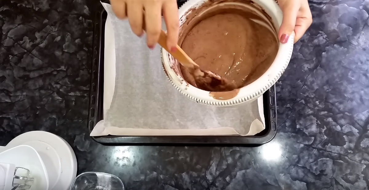 Čokoládová roláda s krémem z kondenzovaného mléka!