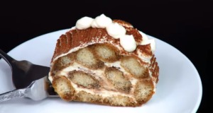 Tiramisu roláda se smetanovo-tvarohovým krémem: Krémová slast pro milovníky dezertů! Roláda tiramisu se smetanovo-tvarohovým krémem