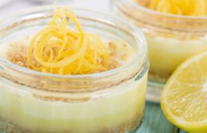 Rychlý citronový cheesecake ve sklenici