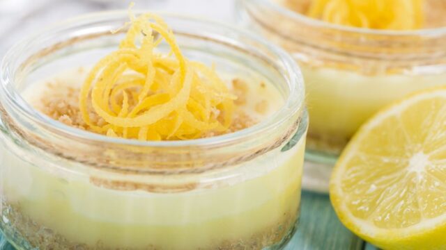 Rychlý citronový cheesecake ve sklenici