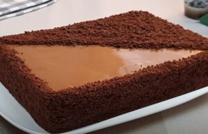 Čokoládový dort připravený bez pečení a sušenek
