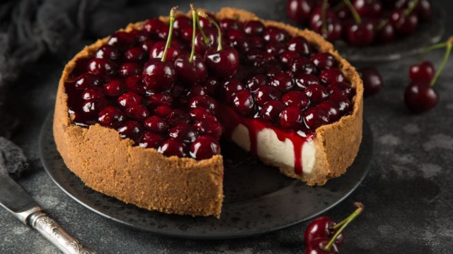 Višňový cheesecake