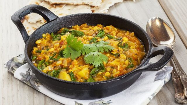 Skvělé vegetariánské kari, jednuduché a chutné