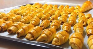 Univerzální recept na křehké croissanty s ořechovou náplní