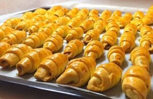 Univerzální recept na křehké croissanty s ořechovou náplní