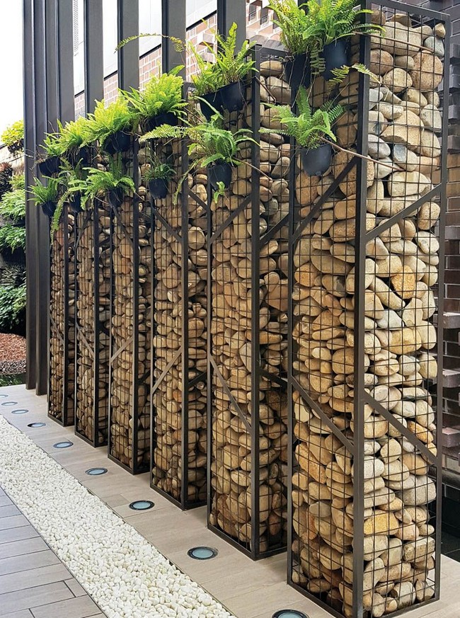 45+ originálních nápadů na moderní gabion, který dodá styl každému exteriéru