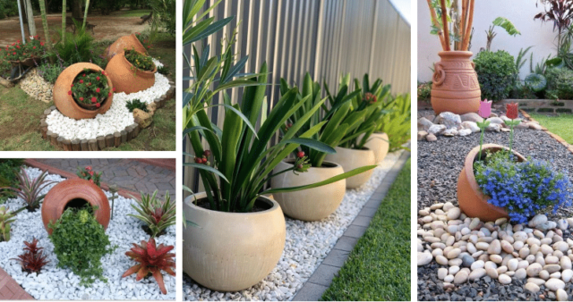 kačírek, jako skvělé zvýraznění vašich květin – inspirujte se těmito nápady!