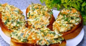 Slavnostní topinky s mrkvovo-sýrovou pomazánkou Slavnostní topinky s mrkvovo-sýrovou pomazánkou