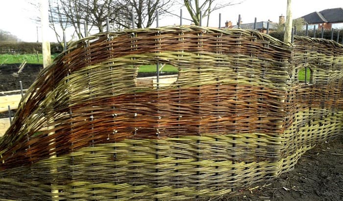Skutečný proutěný plot, který zdobí váš pozemek: 40 příkladů fotografií