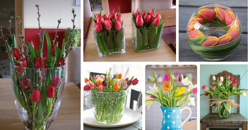 pohádkové dekorace z tulipánů: vykouzlete si jeden z těchto krásných výtvorů!