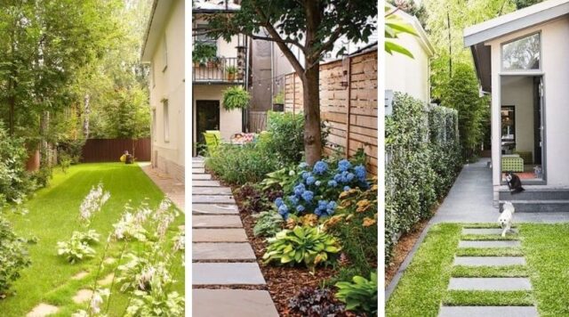50 krásných a jednoduchých nápadů na zřízení bočního dvorku