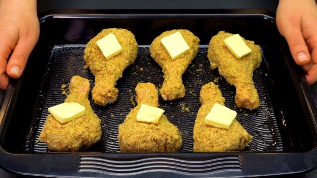 křupavá kuřecí stehna připravená v troubě – velmi chutný recept