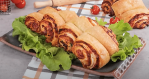 recept na fantastické mini tortillky se sýrem a zeleninou – velice rychle připraveny!