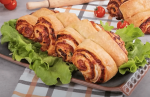 recept na fantastické mini tortillky se sýrem a zeleninou – velice rychle připraveny!