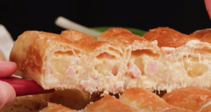 Bramborový závin se šunkou: Tip na super chutný pokrm! jednoduchý foto recept na slaný závin s bramborovo-šunkovou náplní!