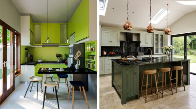Zelený design kuchyně: 58 velkolepých a svěžích nápadů
