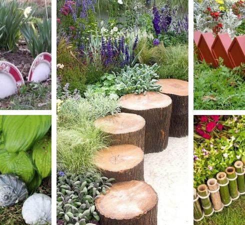 Krásné mini záhony na zahradě a dvoře: 55 jednoduchých nápadů